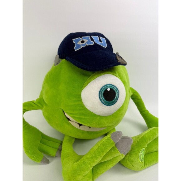 Genuine Disney Store Michael Wazowski Plush Doll Monsters Inc 24" Tall - Picture 6 of 7